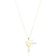 Pearl Mother Child 925 Silver Necklace - Sade 925 Silver Jewelry