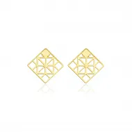 Turkish Geometric 925 Sterling Silver Earrings