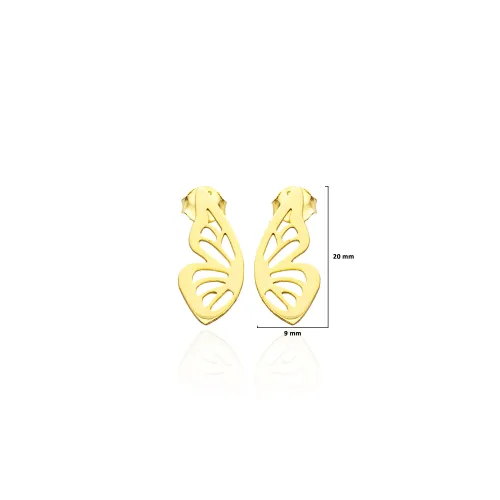 Wholesale Silver Butterfly Stud Earrings Wholesale Silver Butterfly Stud Earrings