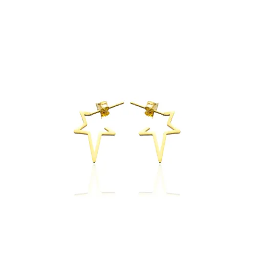 Turkish Wholesale 925 Silver Star Earrings