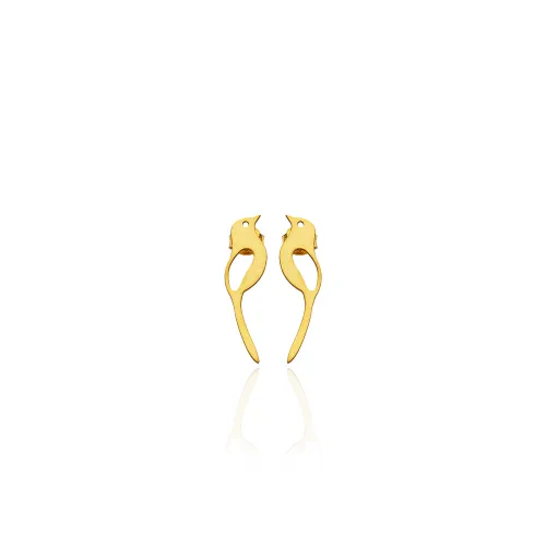 Turkish Handmade Silver Bird Earrings