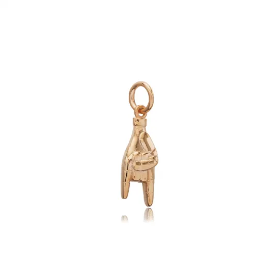 Plain Rock Symbol Silver Pendant Charm | 925 Sterling Silver Wholesale | Sade Silver Plain Rock Symbol Silver Pendant Charm - Sade 925 Silver Jewelry