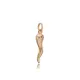 Pendant Charm Itallian Horn Symbol Plain - Sade 925 Silver Jewelry