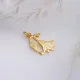 Egyptian Flower Pendant Charm Silver - Sade 925 Silver Jewelry