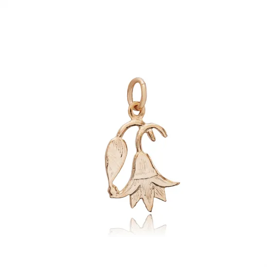 Egyptian Flower Pendant Charm Silver - Sade 925 Silver Jewelry
