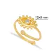 Trendy Popular Evil Eye Shape Zircon Stone Style Wholesale Turkish 925 Silver Sterling Adjustable Ring | 925 Sterling Silver Wholesale | Sade Silver Trendy Popular Evil Eye Shape Zircon Stone Style Wholesale Turkish 925 Silver Sterling Adjustable Ring - Sade 925 Silver Jewelry