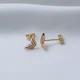 Plain Wings 925 Silver Stud Earrings | 925 Sterling Silver Wholesale | Sade Silver Plain Wings 925 Silver Stud Earrings - Sade 925 Silver Jewelry