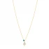 Drop Shape Evil Eye Sterling Silver Necklace