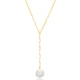 Dainty Y Pearl 925 Sterling Silver Necklace | 925 Sterling Silver Wholesale | Sade Silver Dainty Y Pearl 925 Sterling Silver Necklace - Sade 925 Silver Jewelry