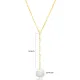 Dainty Y Design Pearl Necklace Pendant Handmade Turkish 925 Sterling Silver Jewelry | 925 Sterling Silver Wholesale | Sade Silver Dainty Y Design Pearl Necklace Pendant Handmade Turkish 925 Sterling Silver Jewelry - Sade 925 Silver Jewelry