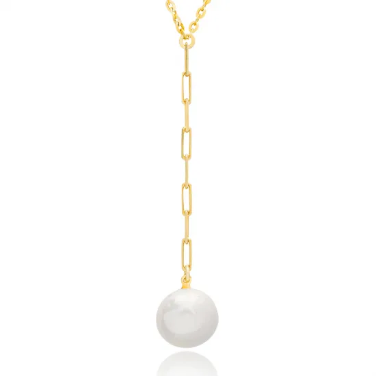 Dainty Y Design Pearl Necklace Pendant Handmade Turkish 925 Sterling Silver Jewelry | 925 Sterling Silver Wholesale | Sade Silver Dainty Y Design Pearl Necklace Pendant Handmade Turkish 925 Sterling Silver Jewelry - Sade 925 Silver Jewelry