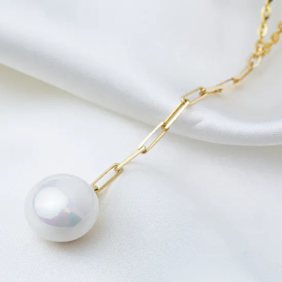 Dainty Y Design Pearl Necklace Pendant Handmade Turkish 925 Sterling Silver Jewelry | 925 Sterling Silver Wholesale | Sade Silver Dainty Y Design Pearl Necklace Pendant Handmade Turkish 925 Sterling Silver Jewelry - Sade 925 Silver Jewelry