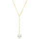 Dainty Y Design Pearl Necklace Pendant Handmade Turkish 925 Sterling Silver Jewelry | 925 Sterling Silver Wholesale | Sade Silver Dainty Y Design Pearl Necklace Pendant Handmade Turkish 925 Sterling Silver Jewelry - Sade 925 Silver Jewelry