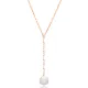 Dainty Y Design Pearl Necklace Pendant Handmade Turkish 925 Sterling Silver Jewelry | 925 Sterling Silver Wholesale | Sade Silver Dainty Y Design Pearl Necklace Pendant Handmade Turkish 925 Sterling Silver Jewelry - Sade 925 Silver Jewelry
