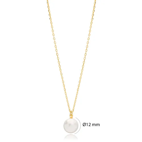 Pearl Charm Elegant Design Necklace Pendant Handmade Turkish 925 Sterling Silver Jewelry Pearl Charm Elegant Design Necklace Pendant Handmade Turkish 925 Sterling Silver Jewelry
