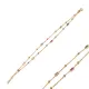 925 Silver Double Rainbow Baguette Bracelet | 925 Sterling Silver Wholesale | Sade Silver 925 Silver Double Rainbow Baguette Bracelet - Sade 925 Silver Jewelry