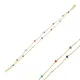 Multicolor Enamel Bead 925 Silver Bracelet | 925 Sterling Silver Wholesale | Sade Silver Multicolor Enamel Bead 925 Silver Bracelet - Sade 925 Silver Jewelry