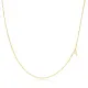 Plain Alphabet  Letter 30 Forse Chain Wholesale Silver Necklace - Sade 925 Silver Jewelry