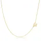 Plain Alphabet  Letter 30 Forse Chain Wholesale Silver Necklace - Sade 925 Silver Jewelry