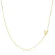 Plain Alphabet  Letter 30 Forse Chain Wholesale Silver Necklace - Sade 925 Silver Jewelry