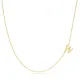 Plain Alphabet  Letter 30 Forse Chain Wholesale Silver Necklace - Sade 925 Silver Jewelry