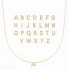 Initial Alphabet Letter A CZ Sterling Silver Pendant