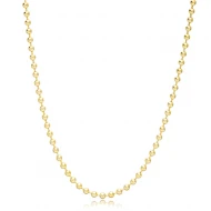 37 Cm 4mm Ball Chain 925 Sterling Silver Necklace