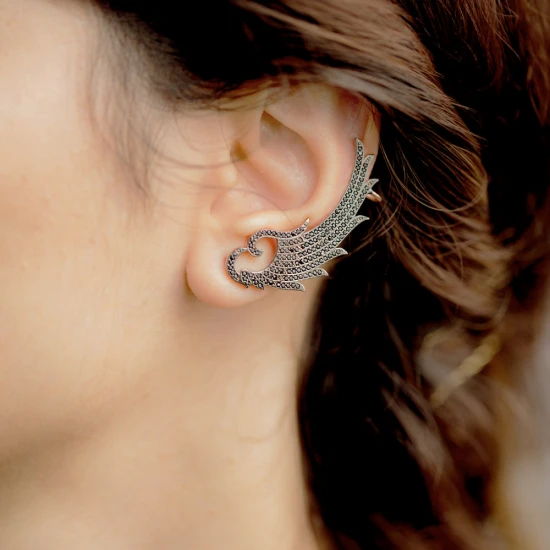 Turkish Angel Wing 925 Sterling Silver Earrings