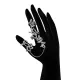Turkish Sterling Silver Double Chain Ring