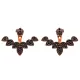 Turkish Light Black CZ 925 Silver Earrings Turkish Light Black CZ 925 Silver Earrings