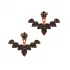 Turkish Light Black CZ 925 Silver Earrings