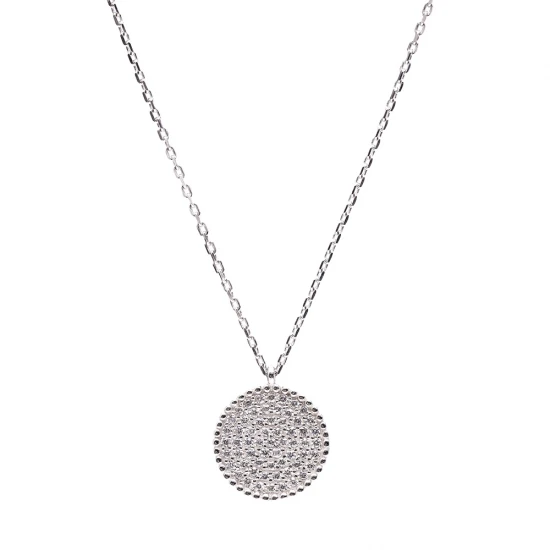 Turkish Rounded CZ 925 Sterling Silver Pendant Turkish Rounded CZ 925 Sterling Silver Pendant