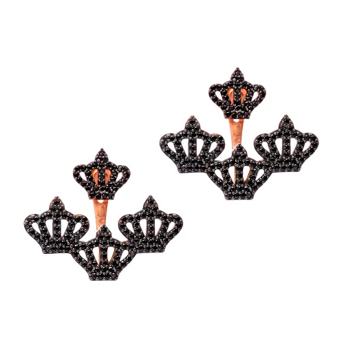 Made in Turkey Crown 925 Sterling Silver Earrings