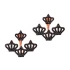 Made in Turkey Crown 925 Sterling Silver Earrings