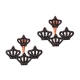 Made in Turkey Crown 925 Sterling Silver Earrings