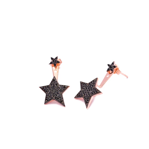 Turkish Star 925 Sterling Silver Earrings