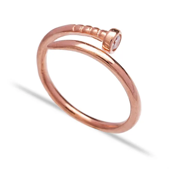 Wholesale Handcrafted Silver Adjustable Nail Ring Wholesale Handcrafted Silver Adjustable Nail Ring