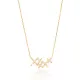 Turkish Clear X Lattice CZ 925 Sterling Silver Necklace