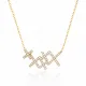 Turkish Wholesale Handcrafted Pave Silver Necklace