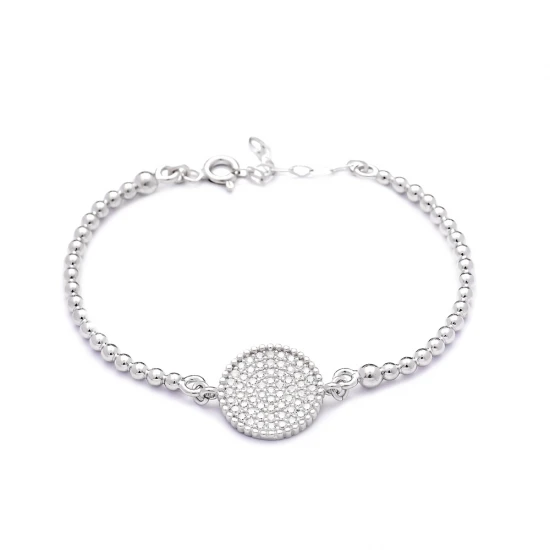 Turkish Delicate Circle 925 Sterling Silver Bracelet