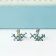 Turkish Micro Turquoise 925 Sterling Silver Earrings Turkish Micro Turquoise 925 Sterling Silver Earrings