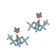 Turkish Micro Turquoise 925 Sterling Silver Earrings Turkish Micro Turquoise 925 Sterling Silver Earrings