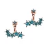 Turkish Micro Turquoise Star 925 Silver Earrings