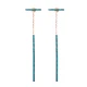 Turkish Micro Turquoise Long Sterling Silver Earrings Turkish Micro Turquoise Long Sterling Silver Earrings