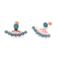 Turkish Micro Turquoise Earrings in 925 Sterling Silver