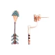 Made in Turkey 925 Silver Micro Turquoise Earrings