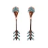 Made in Turkey 925 Silver Micro Turquoise Earrings