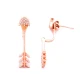 Turkish Clear Arrow CZ 925 Sterling Silver Ear Jackets Turkish Clear Arrow CZ 925 Sterling Silver Ear Jackets