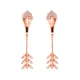 Turkish Clear Arrow CZ 925 Sterling Silver Ear Jackets Turkish Clear Arrow CZ 925 Sterling Silver Ear Jackets