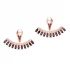 Turkish Black Fringe CZ Sterling Silver Ear Jackets